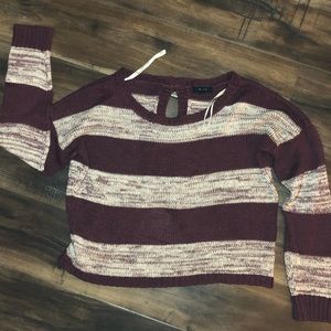 Striped Knit Sweater